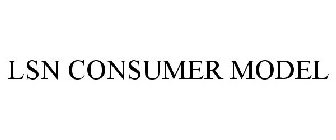 LSN CONSUMER MODEL