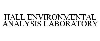 HALL ENVIRONMENTAL ANALYSIS LABORATORY