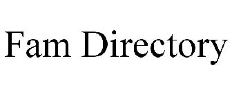 FAM DIRECTORY