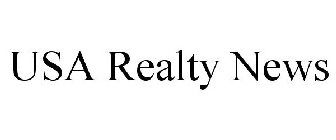 USA REALTY NEWS