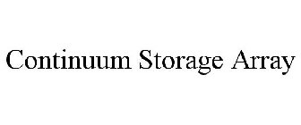 CONTINUUM STORAGE ARRAY