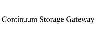 CONTINUUM STORAGE GATEWAY