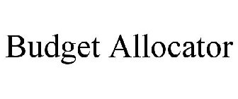 BUDGET ALLOCATOR