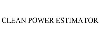 CLEAN POWER ESTIMATOR