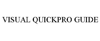 VISUAL QUICKPRO GUIDE
