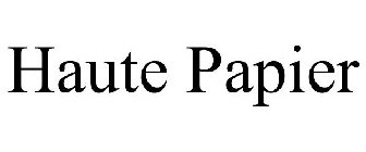 HAUTE PAPIER
