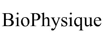 BIOPHYSIQUE