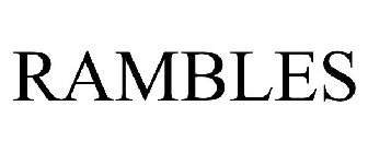 RAMBLES