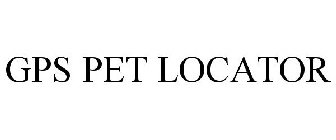 GPS PET LOCATOR