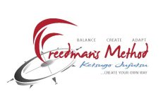 BALANCE CREATE ADAPT FREEDMAN'S METHOD KETSUGO JUJUTSU ...CREATE YOUR OWN WAY