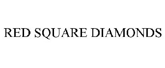 RED SQUARE DIAMONDS