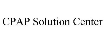 CPAP SOLUTION CENTER
