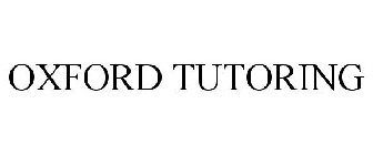 OXFORD TUTORING