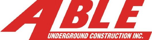 ABLE UNDERGROUND CONSTRUCTION INC.