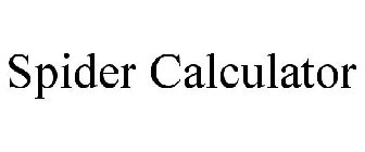 SPIDER CALCULATOR