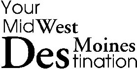 YOUR MIDWEST DESTINATION MOINES