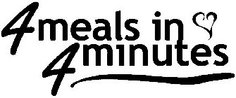 4 MEALS IN 4 MINUTES