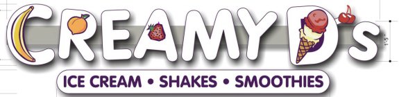 CREAMY D'S ICE CREAM · SHAKES · SMOOTHIES