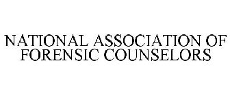 NATIONAL ASSOCIATION OF FORENSIC COUNSELORS