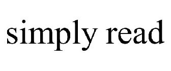 SIMPLY READ