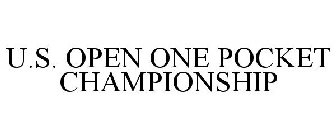 U.S. OPEN ONE POCKET CHAMPIONSHIP