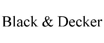 BLACK & DECKER