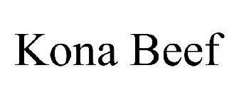 KONA BEEF