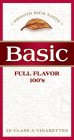 BASIC 100'S  · SMOOTH RICH TASTE · 20 CLASS A CIGARETTES A CLASS A CIGARETTES ACCO