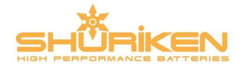 SHURIKEN HIGH PERFORMANCE BATTERIES