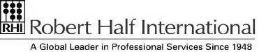 RHI ROBERT HALF INTERNATIONAL A GLOBAL LEADER IN PROFESSIONAL SERVICES SINCE 1948