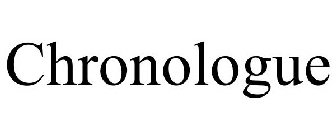 CHRONOLOGUE