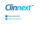 CLINNEXT 1 PANTONE REFLEX BLUE U 2 PANTONE PROCESS CYAN C