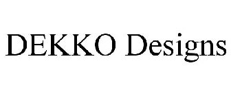 DEKKO DESIGNS