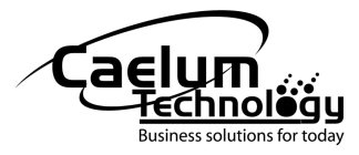 CAELUM TECHNOL GY BUSINESS SOLUTIONS FOR TODAY