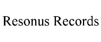 RESONUS RECORDS