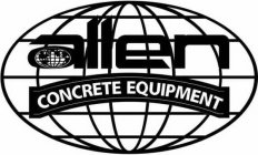 ALLEN CONCRETE EQUIPMENT