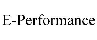 E-PERFORMANCE