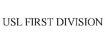 USL FIRST DIVISION