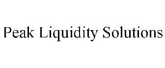 PEAK LIQUIDITY SOLUTIONS