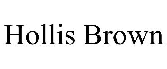 HOLLIS BROWN
