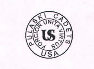 PULASKI CADETS USA FORCIOR UNITA VIRTUS US