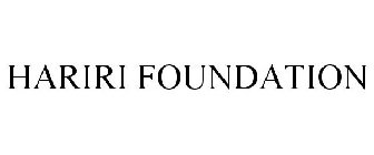 HARIRI FOUNDATION