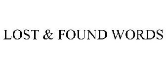 LOST & FOUND WORDS