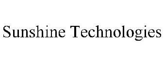 SUNSHINE TECHNOLOGIES