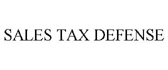 SALES TAX DEFENSE