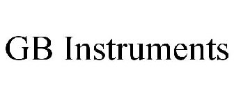 GB INSTRUMENTS