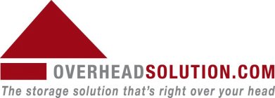 OVERHEADSOLUTION.COM THE STORAGE SOLUTION THAT'S RIGHT OVER YOUR HEAD