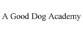 A GOOD DOG ACADEMY