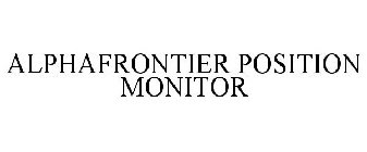 ALPHAFRONTIER POSITION MONITOR