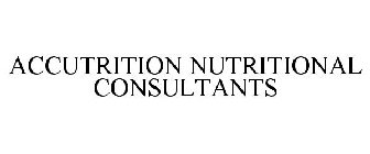 ACCUTRITION NUTRITIONAL CONSULTANTS